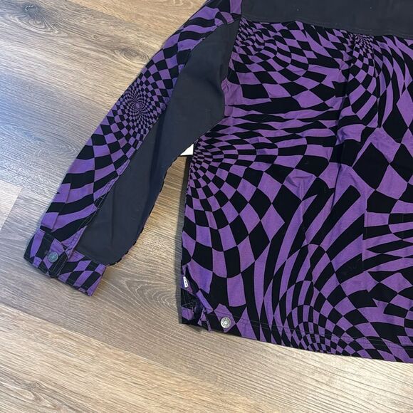 Vans Vault x PAM Spiral Checker Chore Jacket Mens Size large coat unisex NWOT - Picture 12 of 13